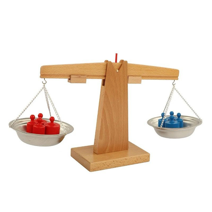 Montessori Balancing Scale - Sensorial and Math Material – Hands-On ...