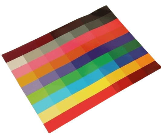 Montessori Color Box 3 Control Cards - Sensorial Material