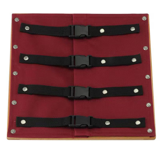 Montessori dressing frame with buckle clips, practical life material for teaching children buckle fastening skills