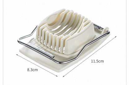 Close-up of Montessori egg slicer designed for child-safe practical life and food preparation activities
