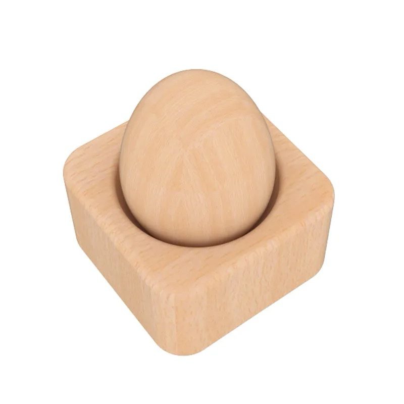 Wooden Egg in a Cup - First Puzzle Toy for Toddlers