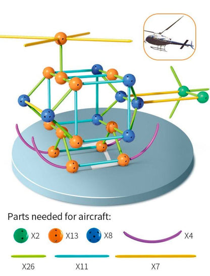 GeoMakers STEM Building Set – 3D Geometric Shapes and Engineering Construction Kit | 84 and 142-Piece Educational Toy for Kids