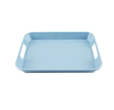 Montessori melamine tray used for practical life activities and material presentation in classroom settings