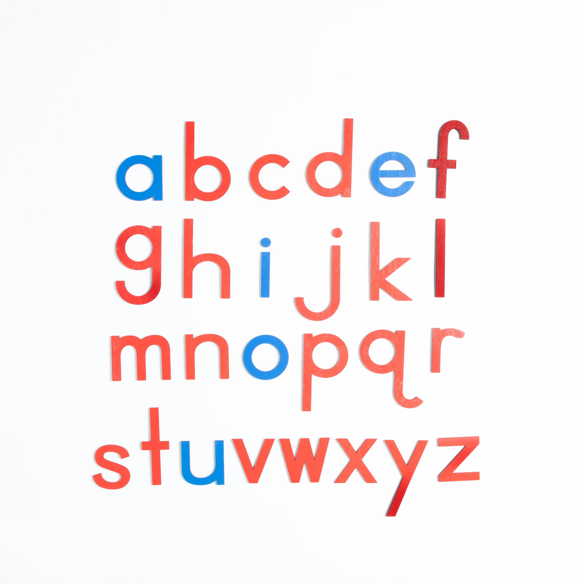 Montessori movable letters for hands-on language and phonics learning