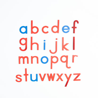 Montessori movable letters for hands-on language and phonics learning