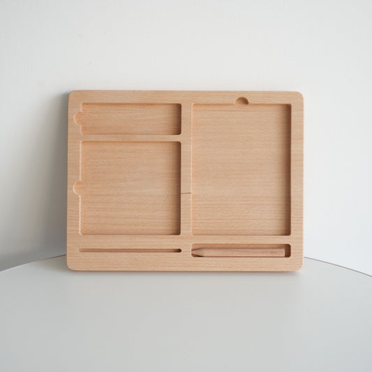 Montessori Nomenclature - Tray for Three Part Cards | Wooden Tray for Classified Cards