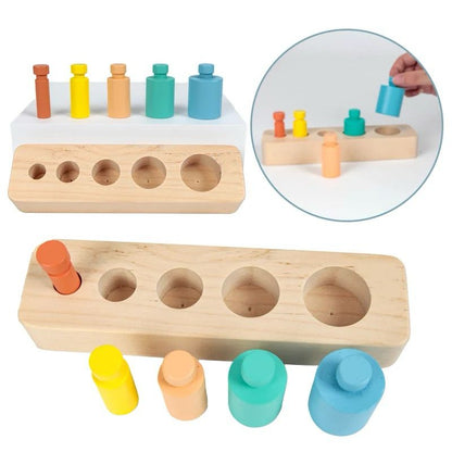 Montessori Peg Size Sorting Toy - Fine Motor and Hand Strength Activity