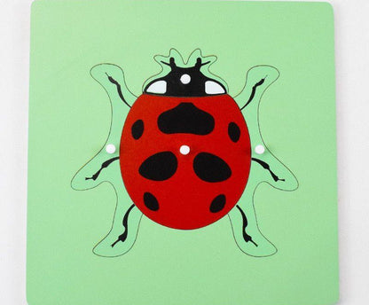 Montessori Science Puzzle Set - Zoology and Botany Knob Puzzles for Hands-On Learning