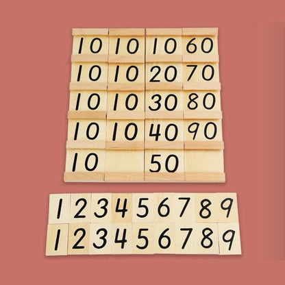 Mini Tens and Teens Board - Homeschool-Friendly Montessori Math Material