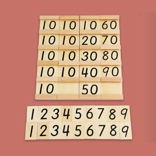 Mini Tens and Teens Board - Homeschool-Friendly Montessori Math Material