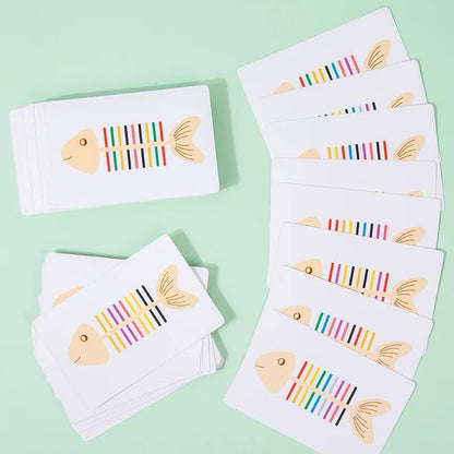 Fish Bone Sorting | Fine Motor and Color Matching Puzzle
