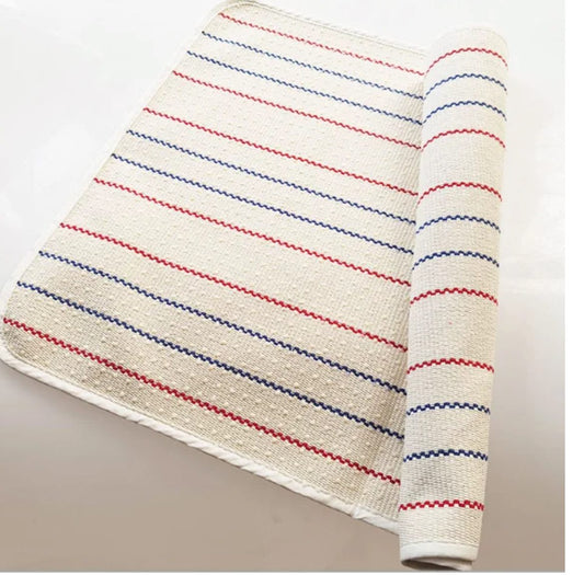 Montessori Movable Alphabet Rug - Lined Mat for Language Work (40 × 60 cm)