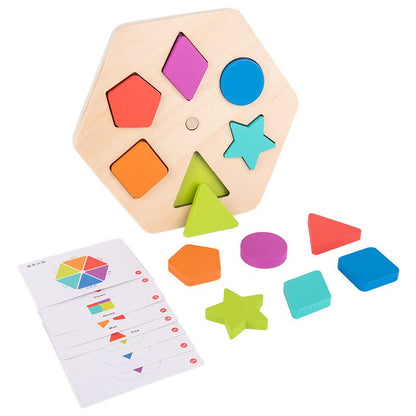 Rotating Color and Shape Sorting Board - For Toddlers and Preschoolers