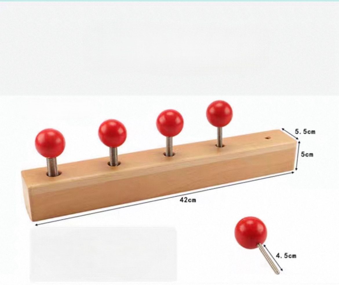 Montessori Nuts and Bolts Set B - Practical Life Fine Motor Material