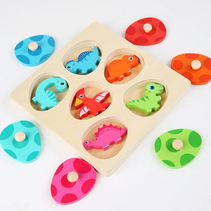 Peek-a-Boo Dino Eggs Color Sorting for Toddlers – Hands-On Montessori Store