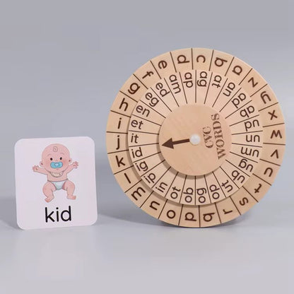 CVC Wheel Game – Phonics Spinning Activity for Early Reading, Spelling and Literacy Skills