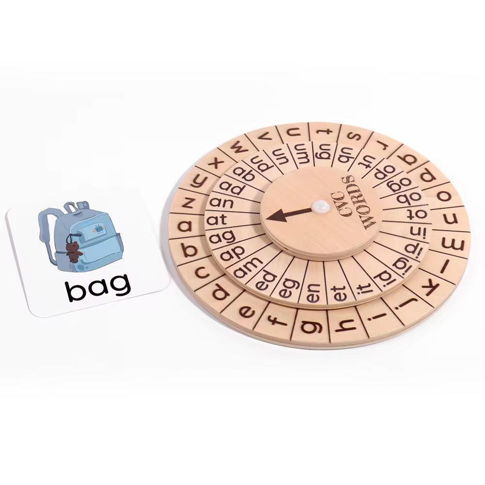CVC Wheel Game – Phonics Spinning Activity for Early Reading, Spelling and Literacy Skills