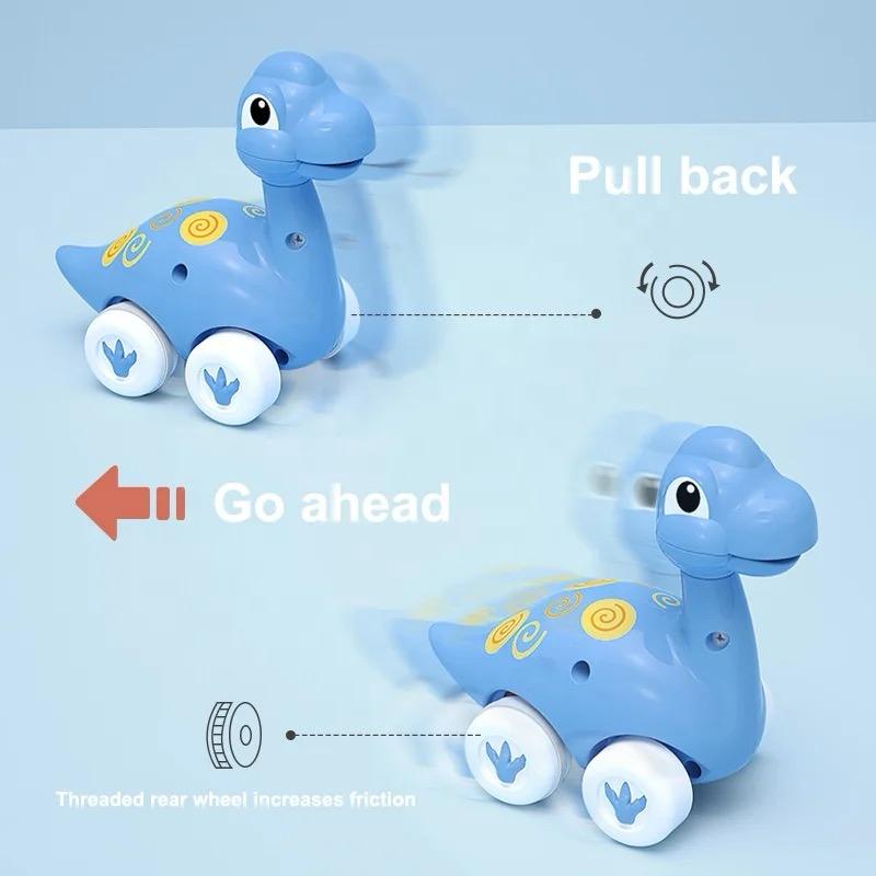 Pull-Back Dino Cars – Set of 6 Colorful Dinosaur Toys with Wheels | Perfect for Party Favors and Birthday Gifts