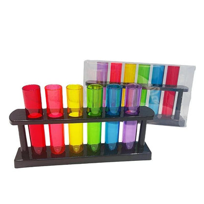 Rainbow droppers used for fine motor control and liquid transfer activities