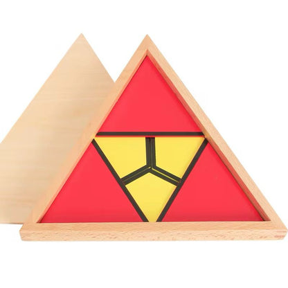 Montessori Constructive Triangles – Sensorial Material (Set of 5 Boxes)