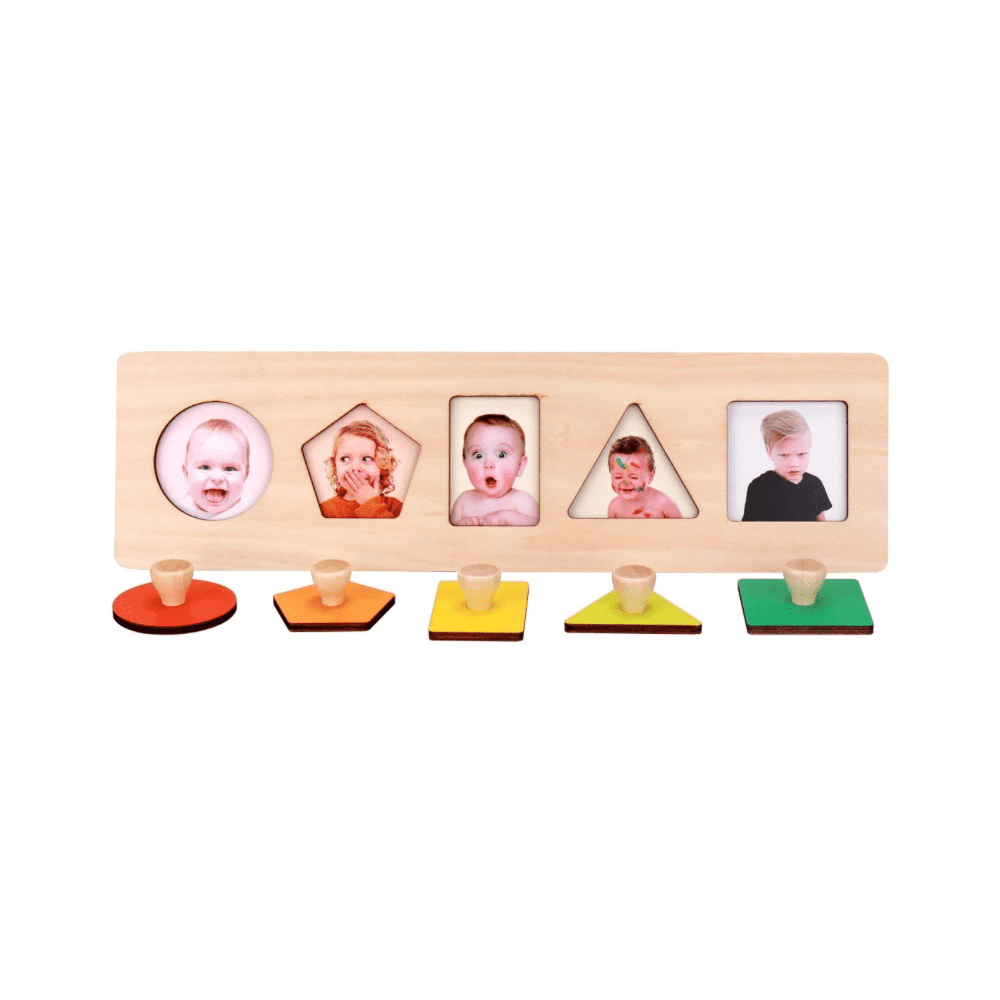 Shape Peg Puzzle - Emotions and Geometric Recognition
