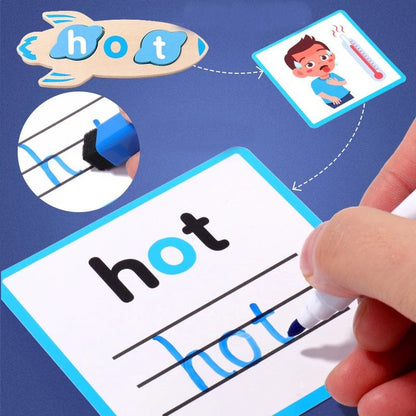 CVC Word Forming Activity – Space Theme | Montessori Phonics Spelling Game for Early Literacy