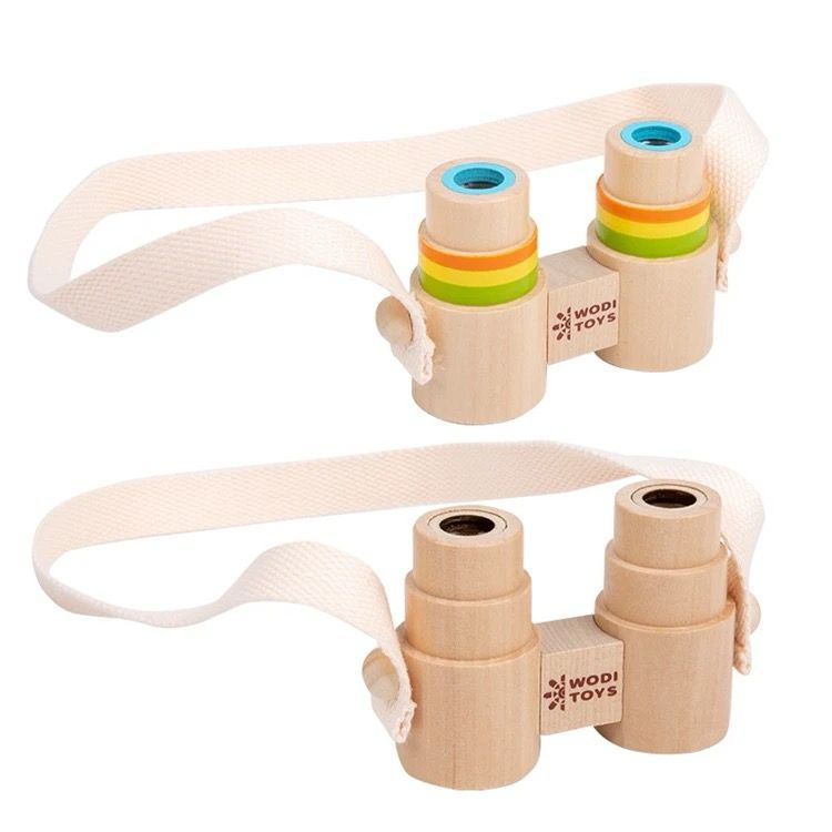 Wooden Toy Binoculars – Montessori Nature Exploration for Kids