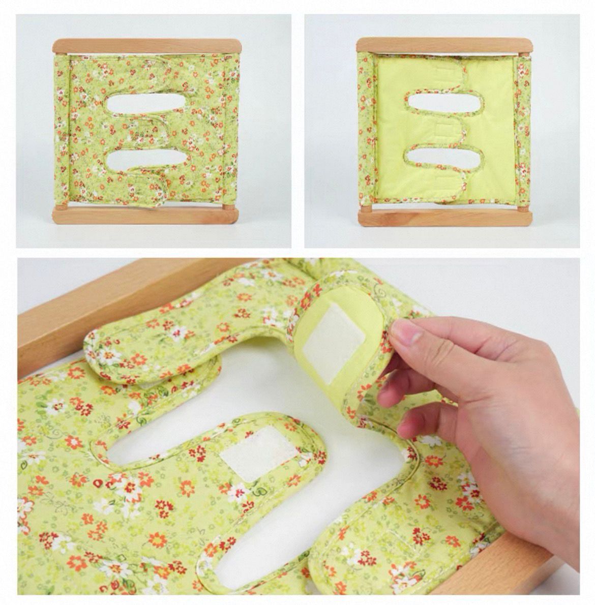 Montessori Velcro Dressing Frame | Toddler Practical Life – Hands-On ...