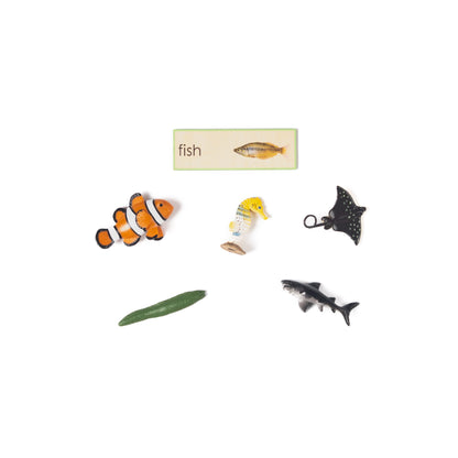 Montessori Five Classes of Vertebrates Classification Set - Zoology Animal Sorting Material
