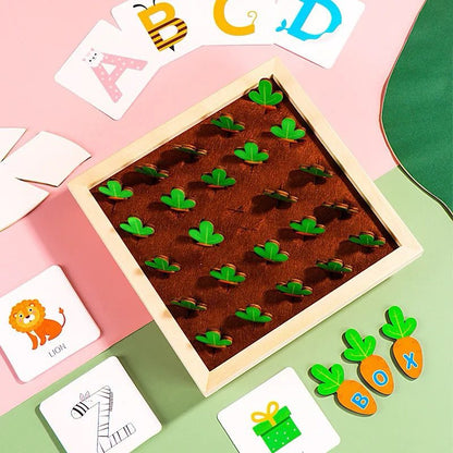 Word Forming Activity – Carrot Alphabet Matching and Spelling Game