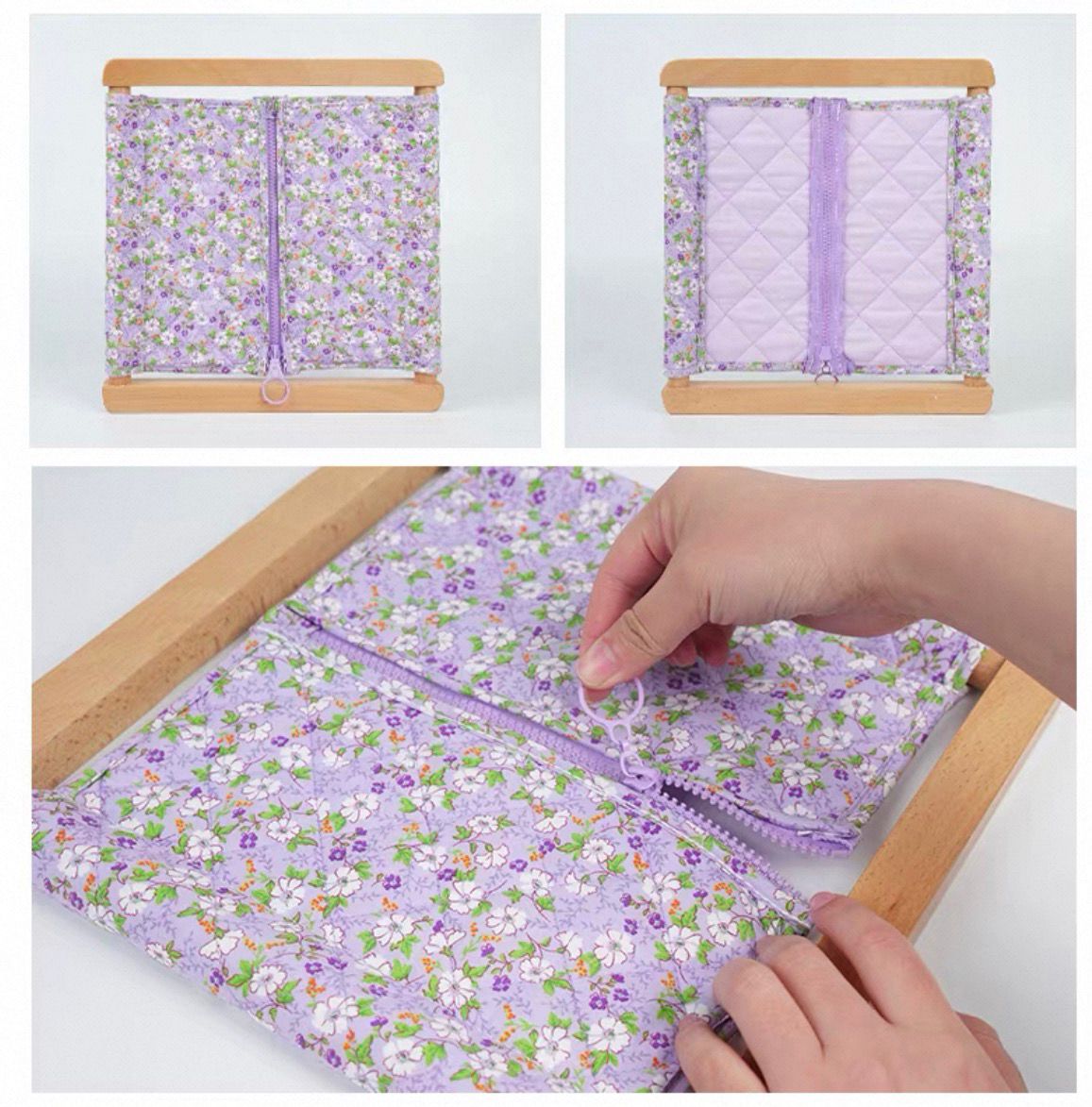Montessori Zipper Dressing Frame | Toddler Practical Life – Hands-On ...